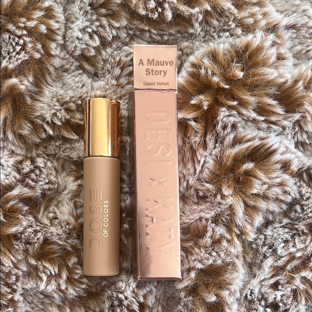Dose of Colors Desi x Katy A Mauve Story Liquid Velvet Lipstick